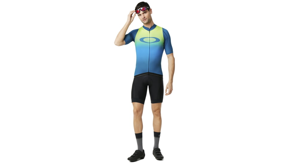 Oakley Aero Jersey - Mens, Jade Iridium, Small, 434359-7JJ-S