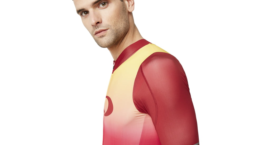 Oakley Aero Jersey - Mens, Red Iridium, Large, 434359-4RI-L