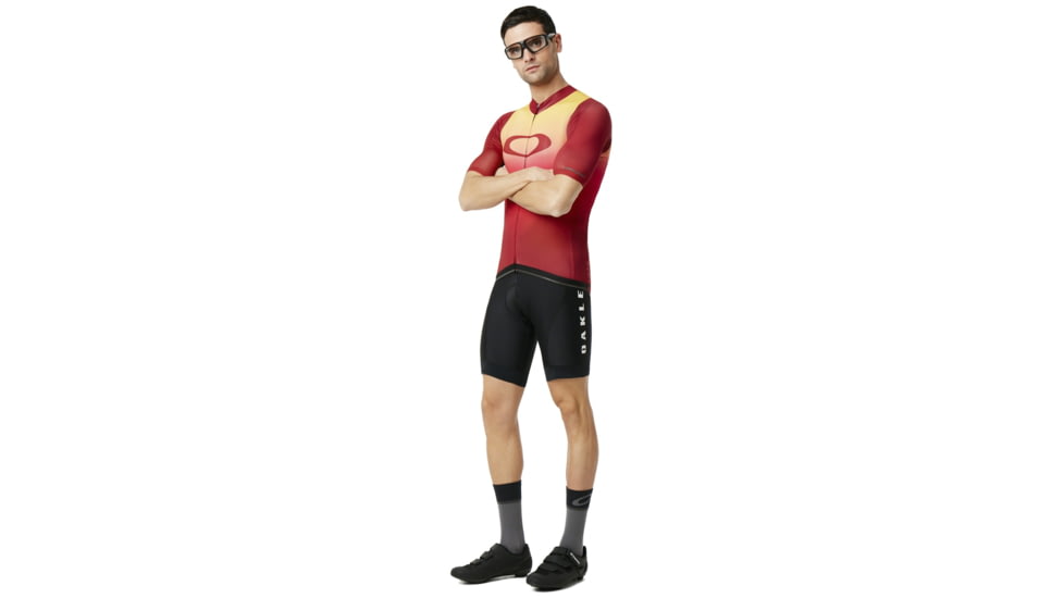 Oakley Aero Jersey - Mens, Red Iridium, Medium, 434359-4RI-M