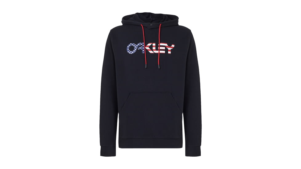 Oakley SI B1B PO Hoodie 2.0 - Mens, Black/American Flag, 2XL, FOA402599-01V-XXL
