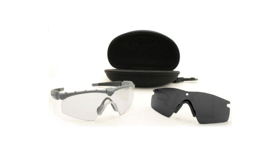 Oakley SI Ballistic M Frame 2.0 Array Sunglasses, Grey Frame, Clear/Grey/Laser/Persimmon Lens, 11-428