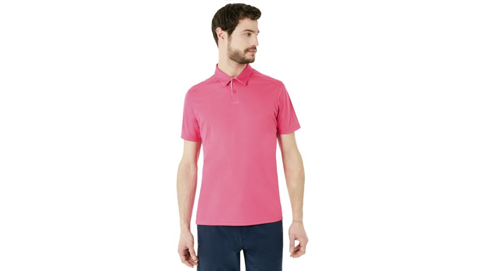 Oakley Divisonal Polo - Mens, Fuchsia, Extra Large, 433690-40Y-XL