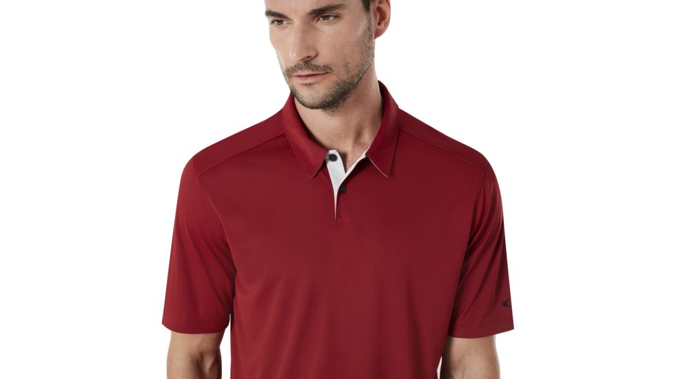 Oakley Divisonal Polo - Mens, Iron Red, Large, 433690-80U-L