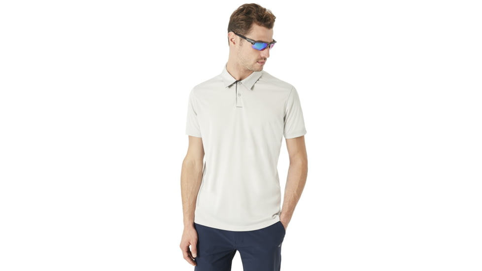 Oakley Divisonal Polo - Mens, Light Grey, 2XL, 433690-202-XXL