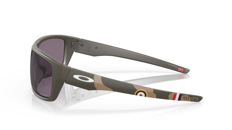 Oakley SI Drop Point American Heritage Sunglasses, American Heritage Nose Art Frame, Prizm Gray Lens, OO9367-3760