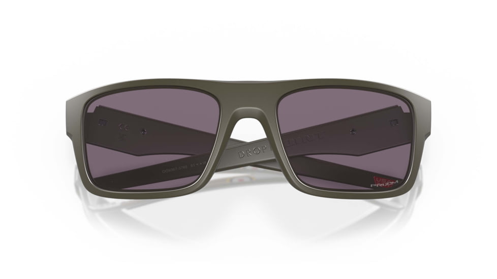 Oakley SI Drop Point American Heritage Sunglasses, American Heritage Nose Art Frame, Prizm Gray Lens, OO9367-3760