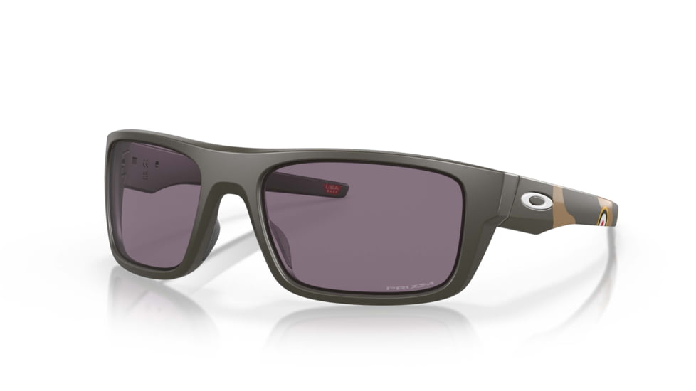 Oakley SI Drop Point American Heritage Sunglasses, American Heritage Nose Art Frame, Prizm Gray Lens, OO9367-3760