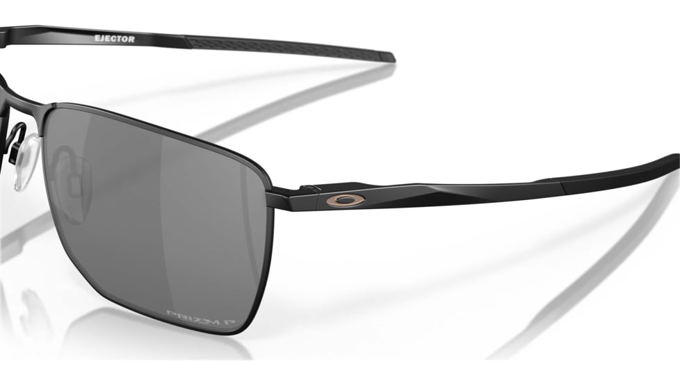 Oakley SI Ejector Sunglasses, Matte Black Frame, Prizm Black Polarized Lens, OO4142-0758