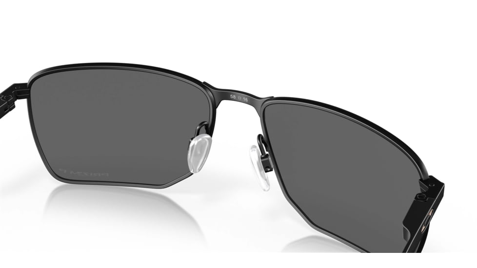 Oakley SI Ejector Sunglasses, Matte Black Frame, Prizm Black Polarized Lens, OO4142-0758