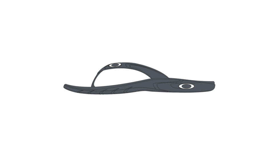 Oakley SI Ellipse Flip Sandals - Mens, Uniform Grey, 11, 15204-25N-25N-11