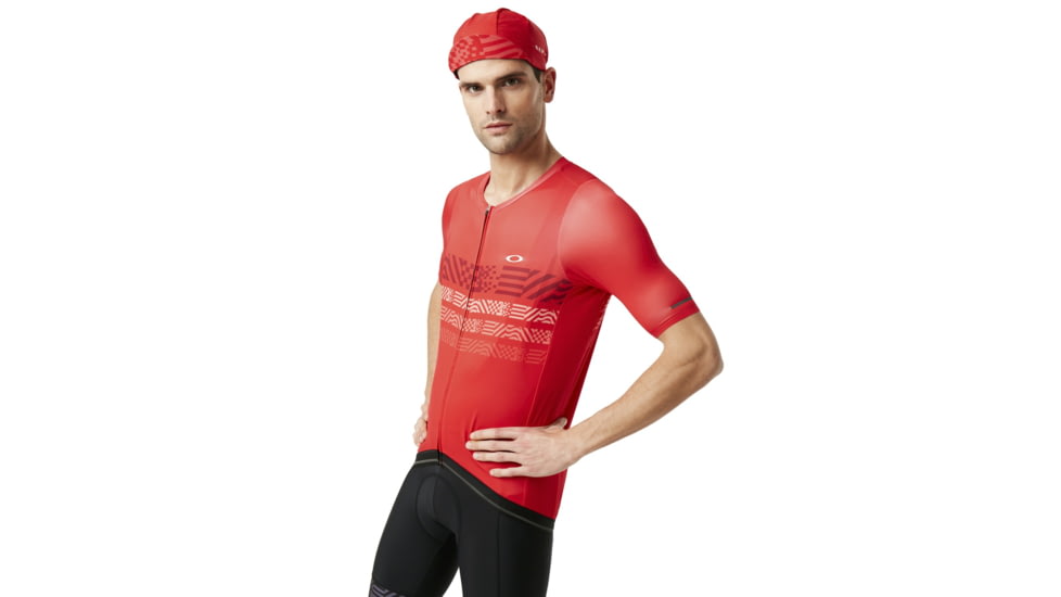 Oakley Endurance Jersey - Mens, Red Line, Large, 434360-465-L