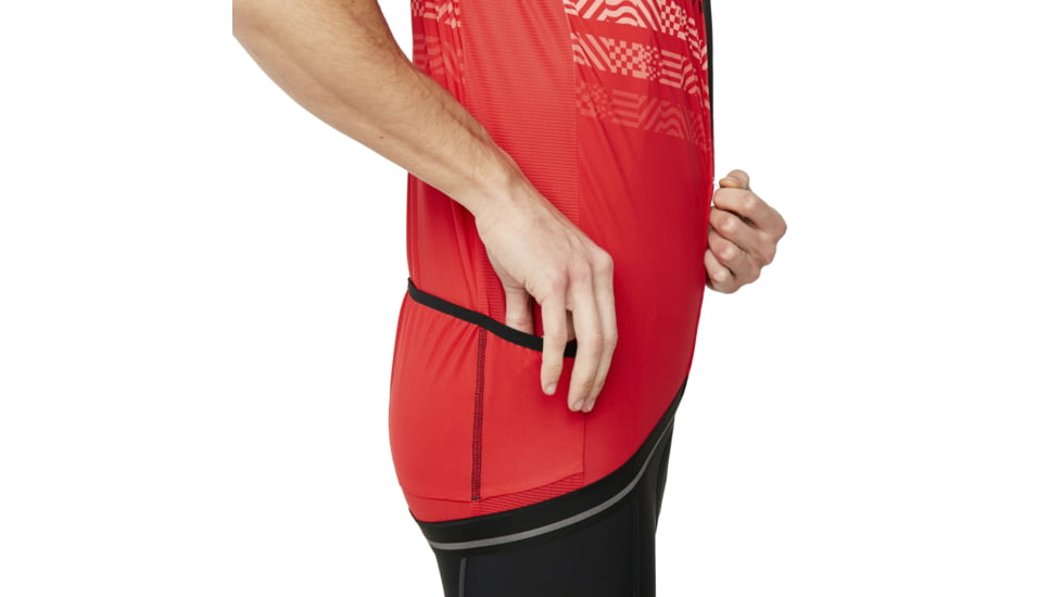 Oakley Endurance Jersey - Mens, Red Line, Large, 434360-465-L