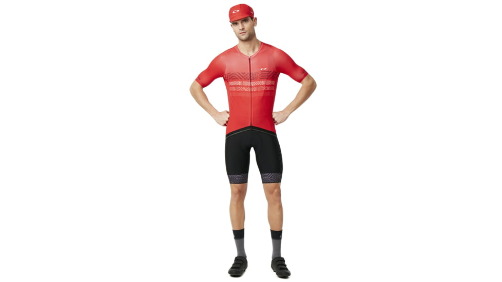 Oakley Endurance Jersey - Mens, Red Line, Large, 434360-465-L