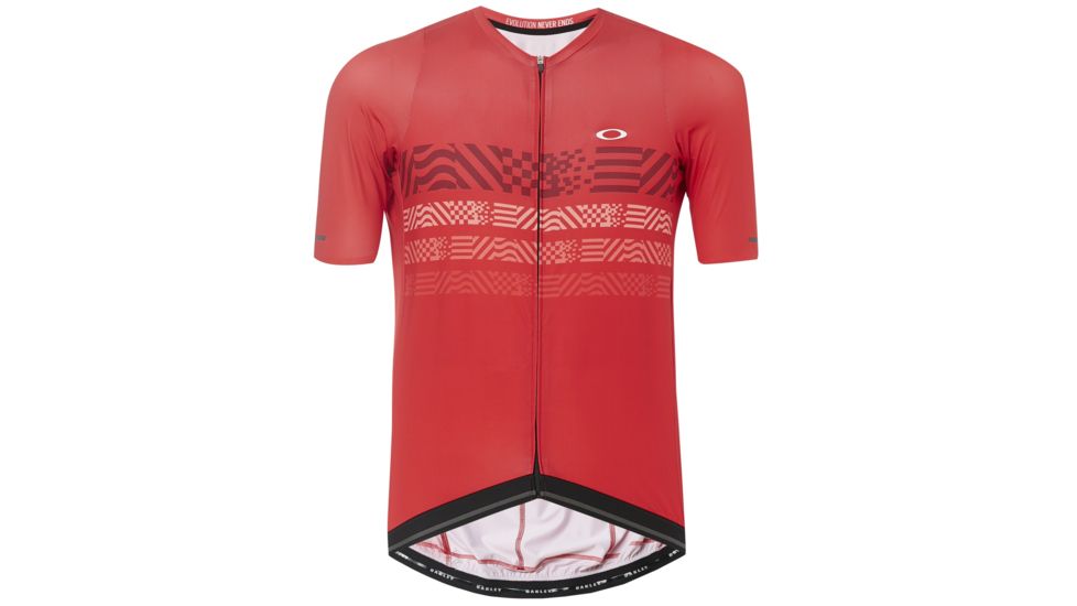 Oakley Endurance Jersey - Mens, Red Line, Large, 434360-465-L