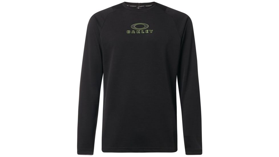 Oakley SI Enhance Crew 9.7 Long Sleeve T-Shirt - Mens, Blackout, Large, 458100-02E-L