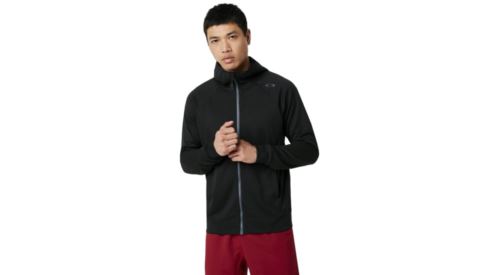 Oakley SI Enhance Tech Fleece Jacket Grid - Mens, Blackout, Medium, 461731-02E-M