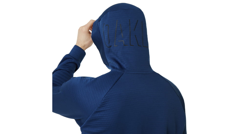 Oakley SI Enhance Tech Fleece Jacket Grid - Mens, Dark Blue, Extra Large, 461731-609-XL