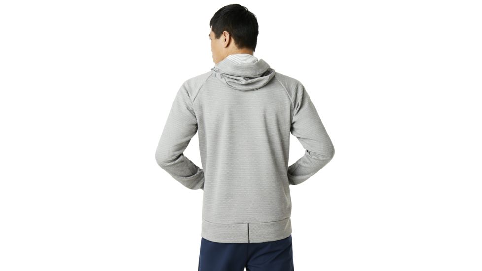 Oakley SI Enhance Tech Fleece Jacket Grid - Mens, Light Heather Grey, Extra Large, 461731-22K-XL