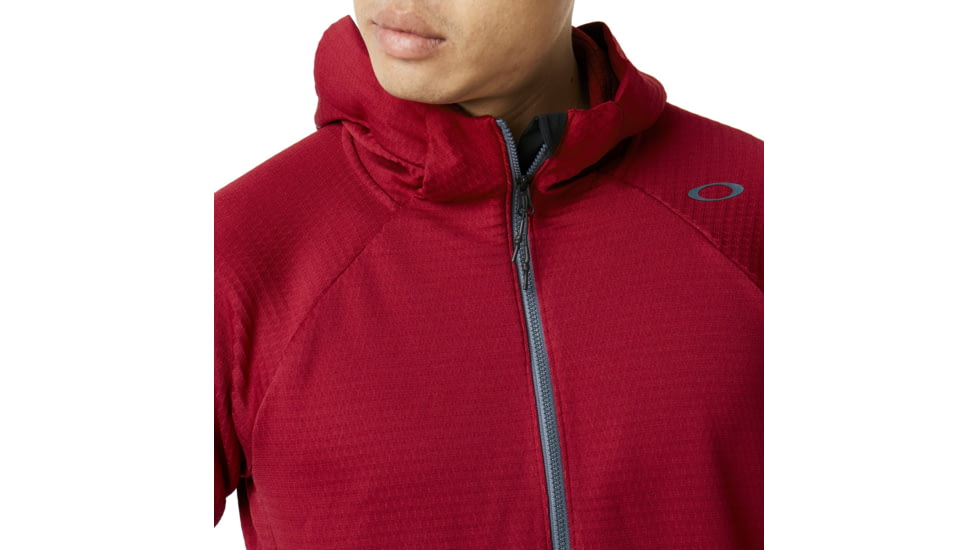 Oakley SI Enhance Tech Fleece Jacket Grid - Mens, Sundried Tomato, Medium, 461731-4ST-M