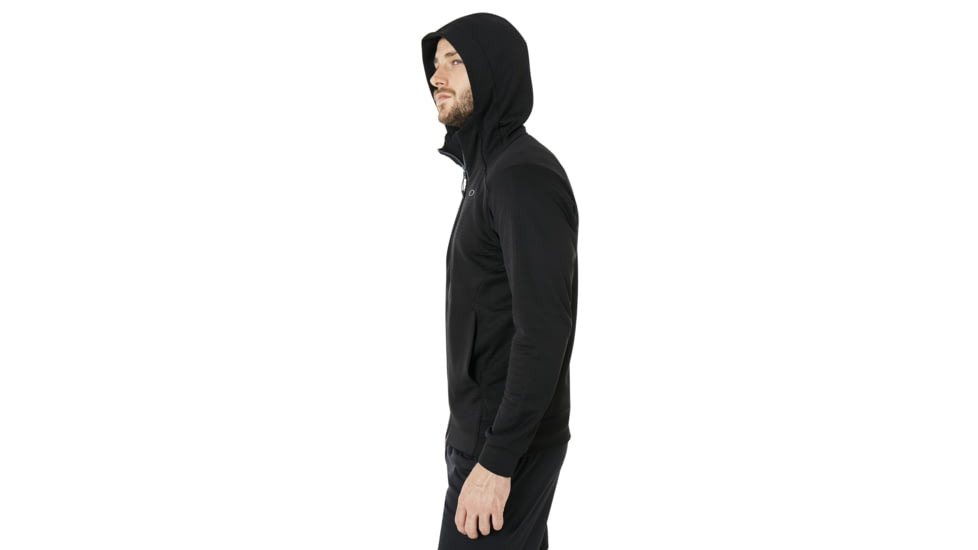 Oakley Enhance Technical Fleece Jacket.Grid 8.7 - Mens, Blackout, Small, 461668-02E-S