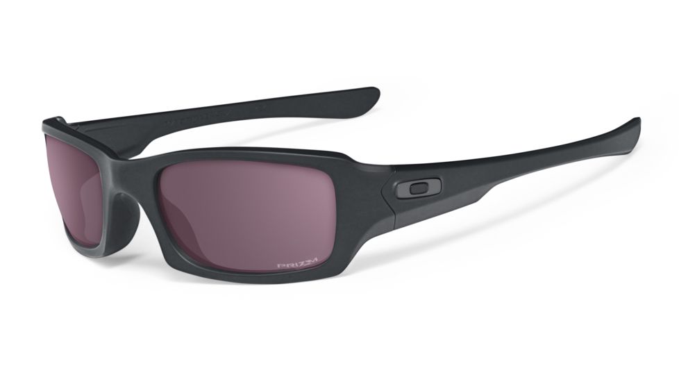 Oakley SI Fives Squared Sunglasses,Matte Black Frame,Rectangle Prizm TR22 Lens OO9238-14