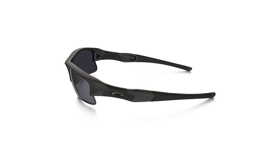 Oakley SI Flak Jacket XLJ Sunglasses, Matte Black Frame, Grey Lens