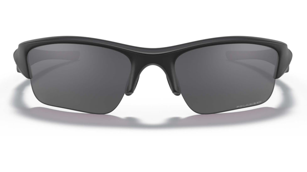 Oakley SI Flak Jacket XLJ Sunglasses, Matte Black Frame, Gray Polarized Lens, 11-435