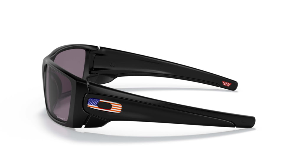 Oakley SI Fuel Cell Collection Sunglasses, Matte Black/USA Flag Frame, Prizm Gray Lens, OO9096-L560