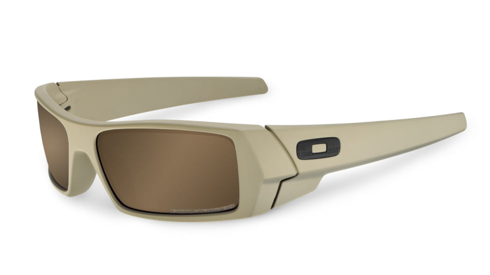 Oakley SI Gascan Sunglasses,Desert Sage Frame,Rectangle Tungsten Iridium Polarized Lens 53-108