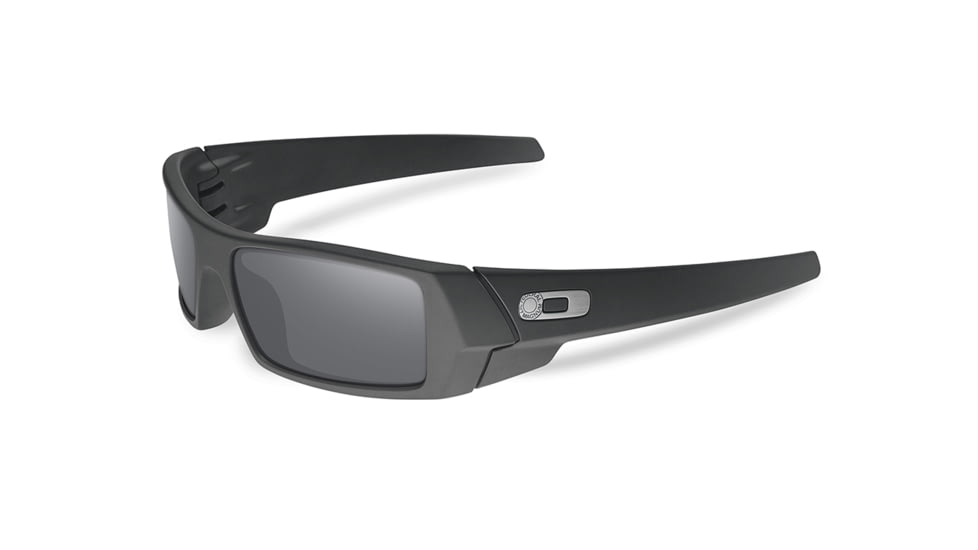 Oakley SI Gascan Sunglasses,Graphite Black Frame,Rectangle Grey Polarized Lens OO9014-02
