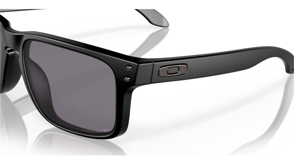Oakley SI Holbrook Sunglasses, Matte Black Frame, Prizm Gray Polarized Lens, OO9102-K355