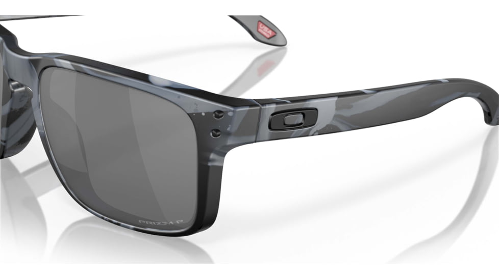 Oakley SI Holbrook Urban Sunglasses, Spin Camo Frame, Prizm Black Polarized Lens, OO9102-V755