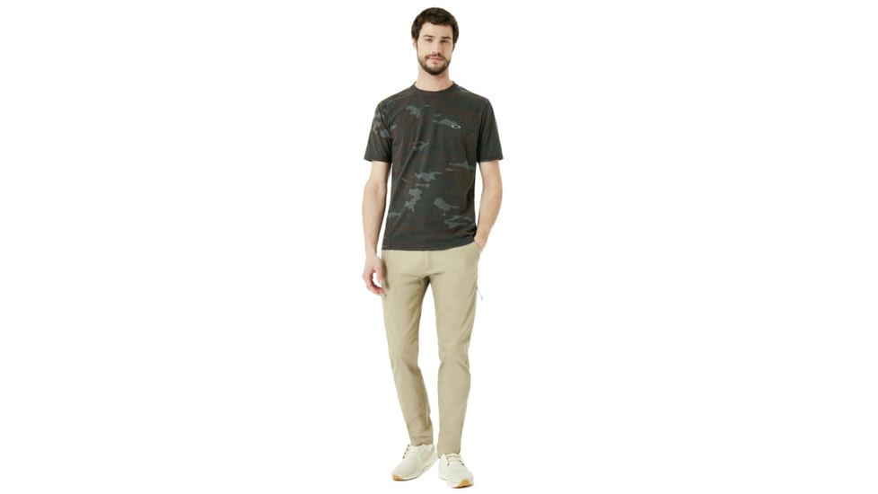 Oakley Link Short Sleeve Top - Mens, Blackout Camo, Large, 434246P-978-L