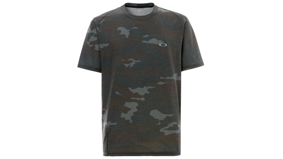 Oakley Link Short Sleeve Top - Mens, Blackout Camo, Large, 434246P-978-L