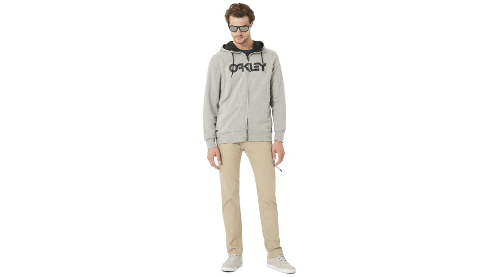Oakley SI Mark Ii Fz Hoodie - Mens, Athletic Heather Grey, Extra Large, 472335A-24G-XL