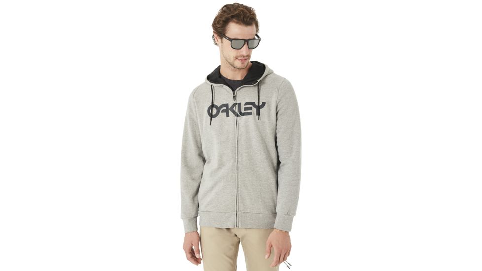 Oakley SI Mark Ii Fz Hoodie - Mens, Athletic Heather Grey, Extra Large, 472335A-24G-XL