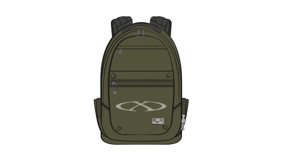 Oakley SI Metal Logo Backpack - Mens, Dark Brush, One Size, 921628-86V-86V-U