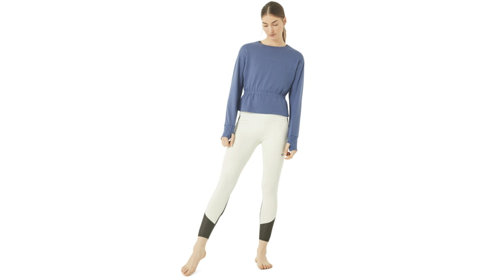 Oakley Luxe Crewneck Fleece - Womens, Blue Indigo, Extra Large, 561326-68D-XL