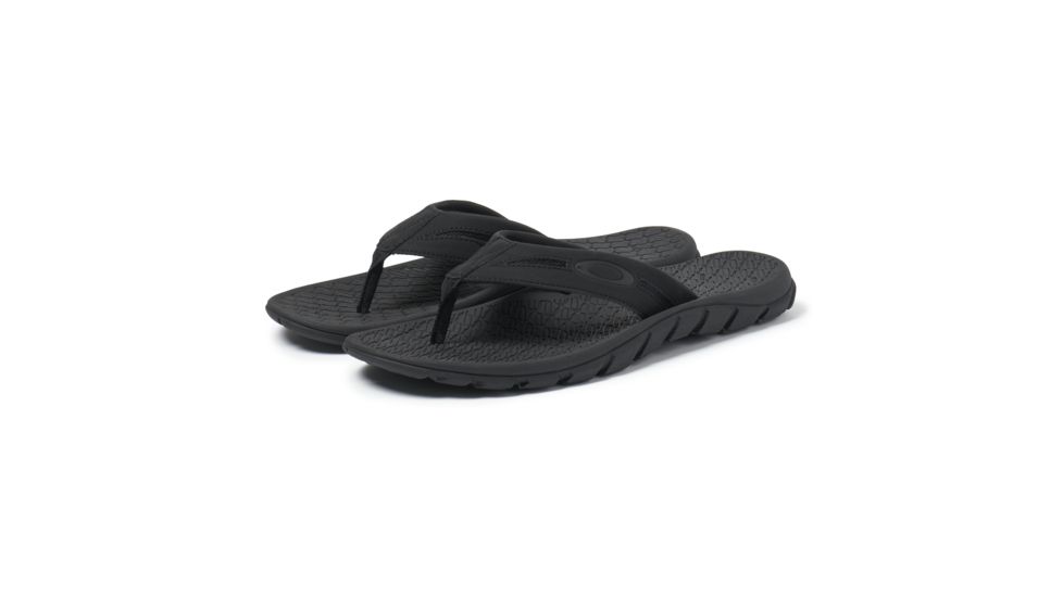 Oakley Operative 2.0 Flip Flop Sandals - Mens, Blackout, 8.0, 13477-02E-02E-8.0