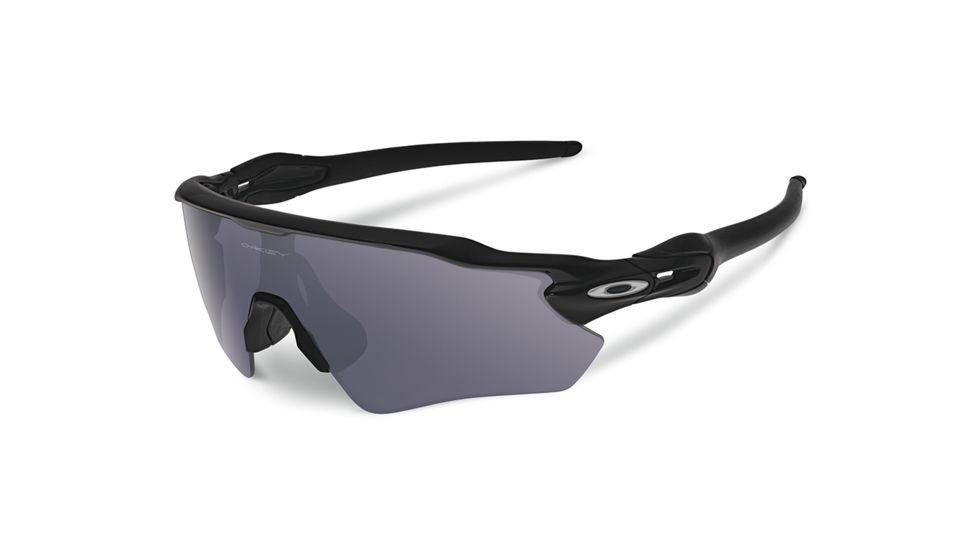 Oakley SI Radar EV Path Sunglasses,Matte Black Frame,Shield Grey Lens OO9208-12