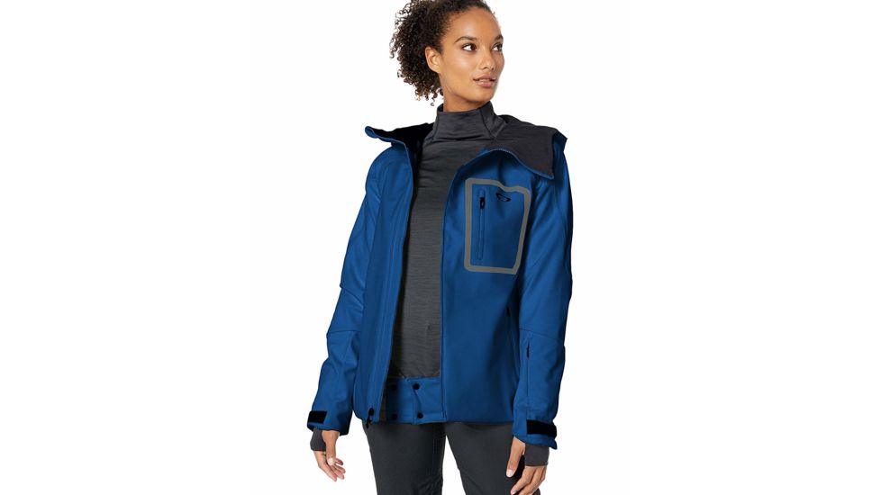 Oakley SI Soft Shell Jacket 10K - Womens, Dark Blue, Small, 511725-609-S