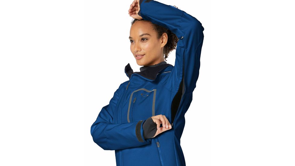 Oakley SI Soft Shell Jacket 10K - Womens, Dark Blue, Small, 511725-609-S