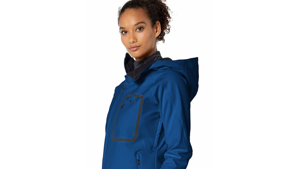 Oakley SI Soft Shell Jacket 10K - Womens, Dark Blue, Small, 511725-609-S