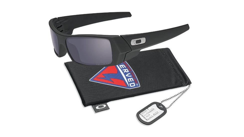 Oakley SI Gascan, Soft Touch Black/Dog Tag OO9014-06