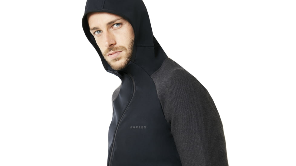 Oakley Utility Knit Full Zip Jacket - Mens, Blackout, Small, 472415-02E-S