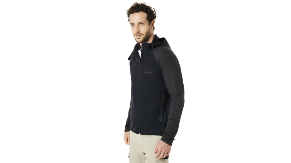 Oakley Utility Knit Fz Jacket - Mens, Blackout, Extra Large, 472415-02E-XL
