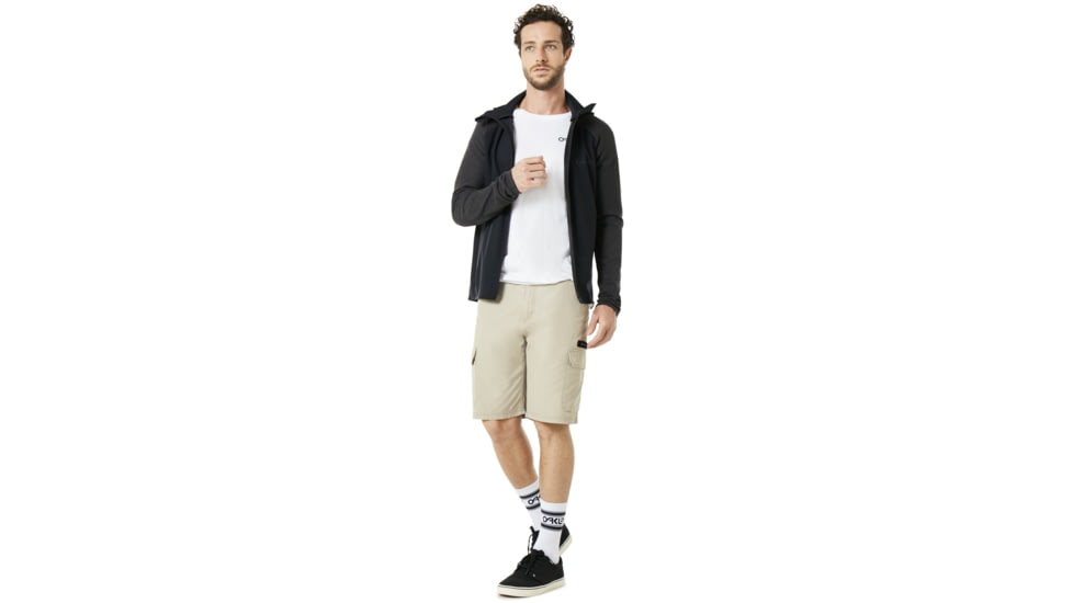 Oakley Utility Knit Fz Jacket - Mens, Blackout, Extra Large, 472415-02E-XL