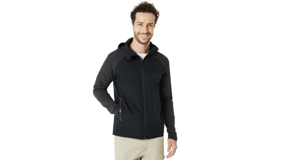 Oakley Utility Knit Fz Jacket - Mens, Blackout, Extra Large, 472415-02E-XL