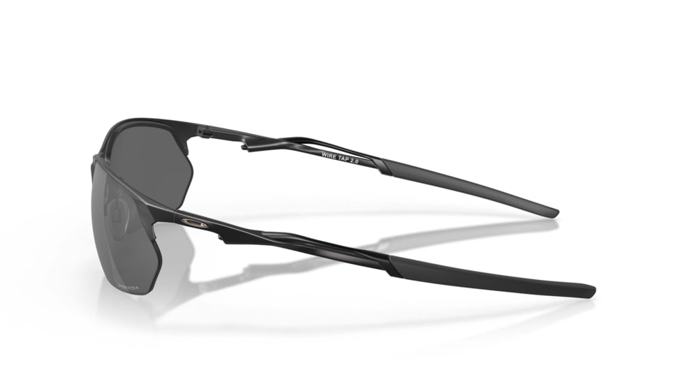 Oakley SI Wiretap 2.0 Sunglasses, Satin Black Frame, Prizm Black Lens, OO4145-0860