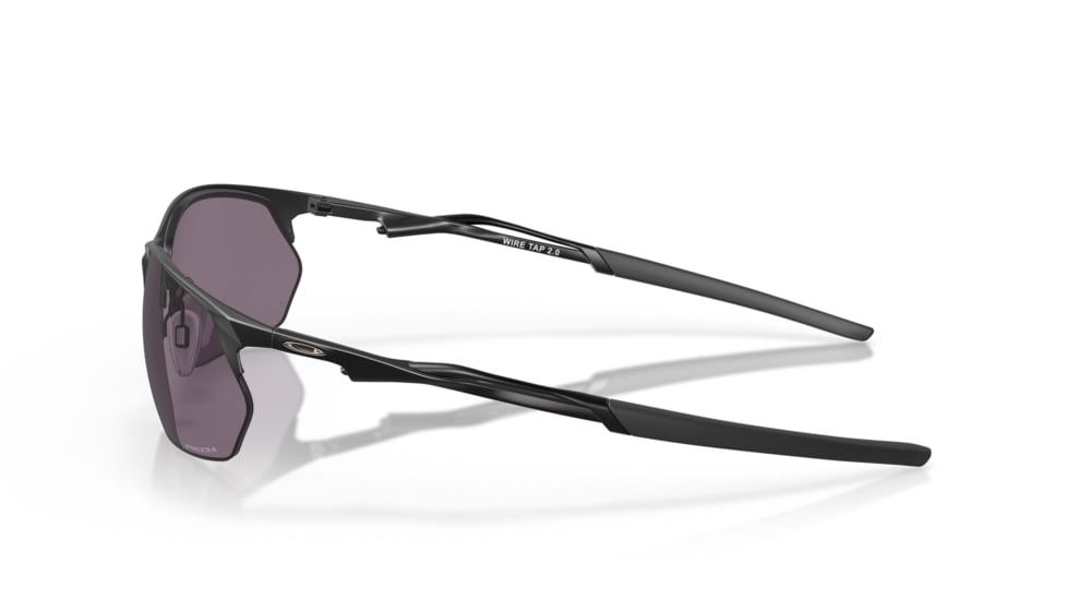 Oakley SI Wiretap 2.0 Sunglasses, Satin Black Frame, Prizm Gray Lens, OO4145-0760